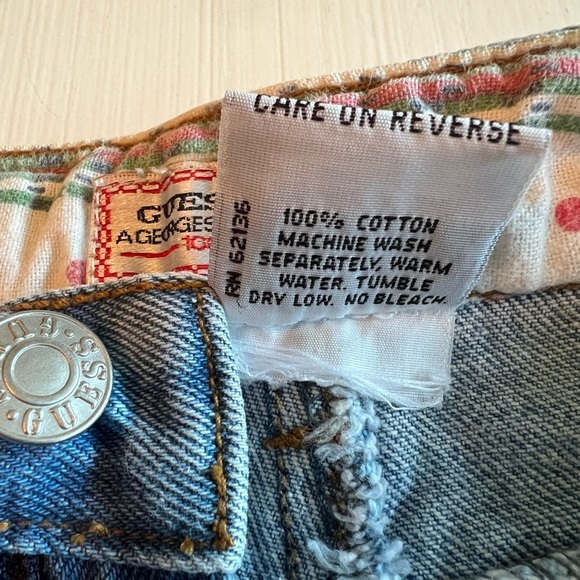 Rare Vintage Guess Jeans by Georges Marciano High Rise Tapered 10-124T Size 0 - Picture 16 of 16